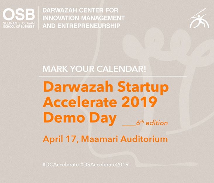 Darwazah Startup Accelerate 2019 Will Celebrate Student Innovators at Demo Day