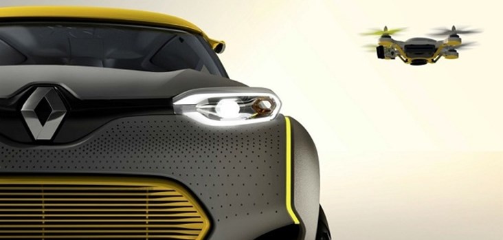 Bits'n Pieces: Renault Unveils Concept Car with Built-in Drone
