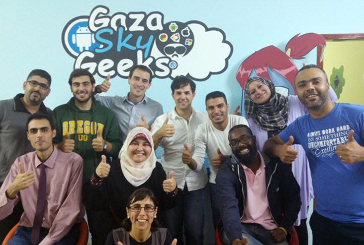 Campaign En Route to Gaza’s First Coding Academy 