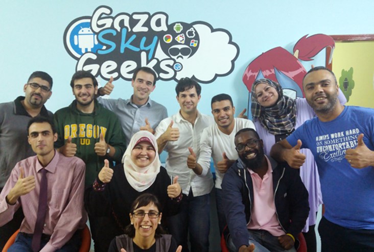 Campaign En Route to Gaza’s First Coding Academy